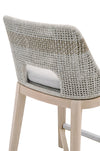 Padvalwadi Taupe White Pumice Gray Outdoor Counter Height Stool