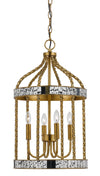 Khamale French Gold 40W x 4 Pendant