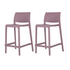 Bubnal 2 Purple Stackable Counter Stools