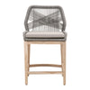 Koparde Platinum Smoke Gray Outdoor Counter Height Stool