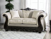 Belgundi Ivory 2pc Living Room Set