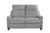 Bambavade Light Blue Power Reclining Loveseat