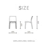 Bubnal 4 Red Stackable Dining Chairs