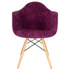 Jayshingpur 2 Purple Velvet Accent Chairs