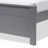 Latagaon Grey Wood Twin Platform Bed with Trundle