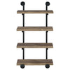 Kavane Rustic Oak 24 Inch Wall Shelf