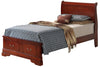 Ghungur Cherry Twin Storage 2pc Bedroom Set with Two Drawer Nightstand
