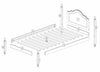Jatharwadi White Solid Wood Twin Platform Bed
