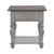 Infiniti Antique White Weathered Pine Drawer End Table