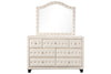 Kuditre Cream Queen 4pc Bedroom Set