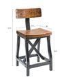 Ainapur Amber Counter Stool with Back