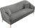 Panache Grey Velvet Sofa