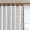 Karanje Brown Fleece Lining Curtain Panel - 50 x 84