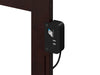 Longhe Espresso Flat Panel Footboard and Urban Trundle Twin Bed
