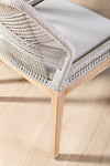 Koparde 2 Taupe White Pumice Natural Dining Chairs