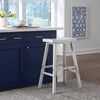 Kaurwadi White 30 Inch Sawhorse Stool