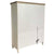 Kaelith White 7 Drawers Door Chest with Workstation
