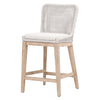 Palkarwadi Mesh Natural Gray White Counter Stool