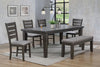 Fatakwadi Grey Extension 6pc Dining Room Set