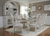 Asalaj Antique White 9pc Dining Set