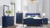 Handewadi Blue LED Dresser And Mirror