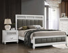 Malkapur Grey White 4pc Bedroom Set With King Bed