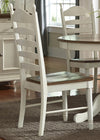 Palewadi 2 Honey Cream Ladder Back Side Chairs