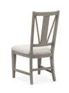 Kherivade 2 Dovetail Grey Baja Fog Upholstered Side Chairs