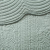 Gotewadi Seafoam King Cal King 3pc Reversible Scalloped Edge Quilt Set