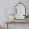 Bachi Two Tone Beige Ceramic Table Lamp
