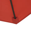 Danoli Red Solar Powered LED and Tilt Patio Umbrella