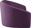 Chichvad Purple Velvet Loveseat