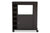 Borbet Dark Brown Wood Dry Bar and Wine Cabinet