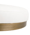 Maladewadi Peyton Pearl Brushed Gold Counter Height Stool