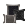 Akurle Black Queen 7pc Comforter Set