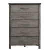 Baveli Dusty Charcoal 5 Drawers Chest