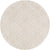 Bhuyewadi Beige Wool Round Area Rug - 117x117