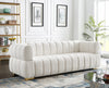 Masewadi Cream Velvet Sofa