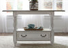 Asalaj Antique White Wood Gathering Table