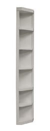 Khebavade White 5 Piece Corner Library Wall