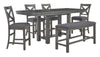 Balikre Gray Counter Height Extension Table