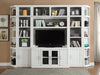 Khebavade White Outside Corner Bookcase