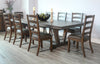 Alas Dark Brown 9pc Dining Room Set