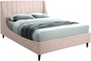 Nivachiwadi Pink Velvet King Bed