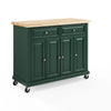 Basarge Emerald Green Kitchen Island Cart