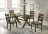 Bhadagaon Knotty Nutmeg X Shaped Dining Table