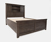 Bidri Brown 2pc Bedroom Set With King Storage Bed