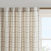 Karanje Natural Fleece Lining Curtain Panel- 50 x 84