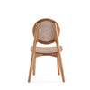 Hirawade 2 Nature Cane Round Dining Chairs