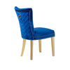 Chimane 2 Blue Gold Leg Dining Chairs